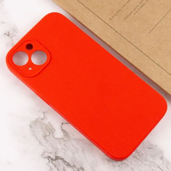 Чохол Silk Full Camera Protective (AA) NO LOGO для Apple iPhone 13 (6.1") — Червоний — фото 3