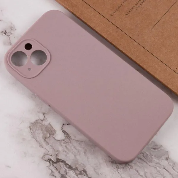 Чохол Silk Full Camera Protective (AA) NO LOGO для Apple iPhone 13 (6.1") — Сірий — фото 3