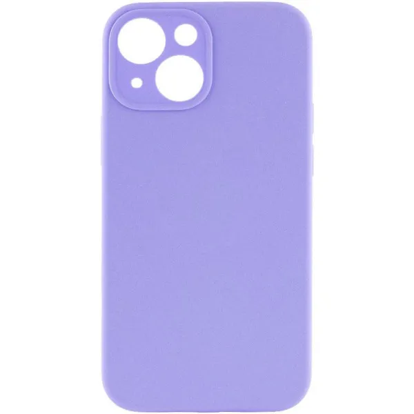 Чохол Silk Full Camera Protective (AA) NO LOGO для Apple iPhone 13 (6.1") — Бузковий — фото 1