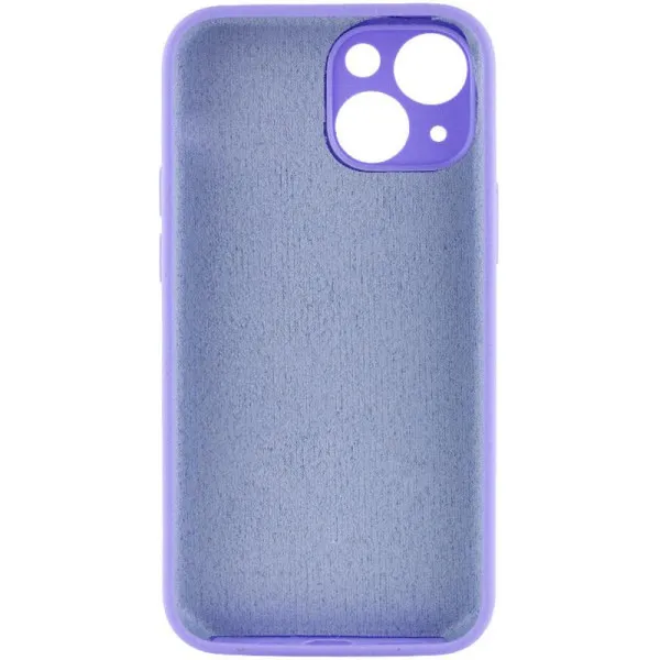 Чохол Silk Full Camera Protective (AA) NO LOGO для Apple iPhone 13 (6.1") — Бузковий — фото 2