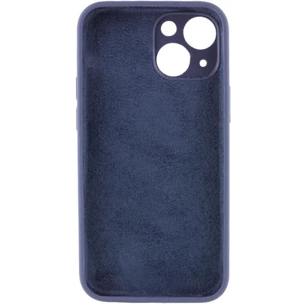 Чохол Silk Full Camera Protective (AA) NO LOGO для Apple iPhone 13 (6.1") — Темно-синій — фото 2 Чохол Silk Full Camera Protective (AA) NO LOGO для Apple iPhone 13 (6.1") — Темно-синій — фото 2