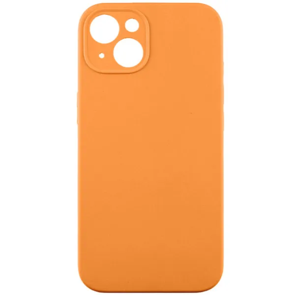 Чохол Silk Full Camera Protective (AA) NO LOGO для Apple iPhone 13 (6.1") — Помаранчевий