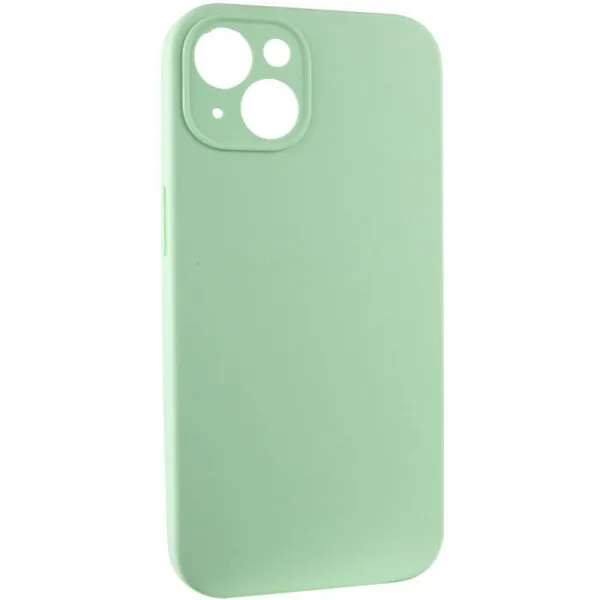 Чохол Silk Full Camera Protective (AA) NO LOGO для Apple iPhone 13 (6.1") — Зелений — фото 2