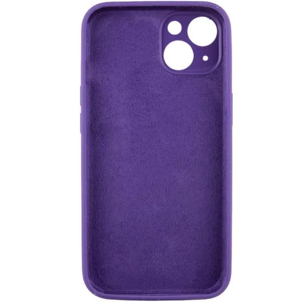 Чохол Silk Full Camera Protective (AA) NO LOGO для Apple iPhone 13 (6.1") — Фіолетовий — фото 4 Чохол Silk Full Camera Protective (AA) NO LOGO для Apple iPhone 13 (6.1") — Фіолетовий — фото 4