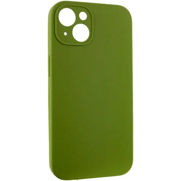 Чохол Silk Full Camera Protective (AA) NO LOGO для Apple iPhone 13 (6.1") — Зелений — фото 2