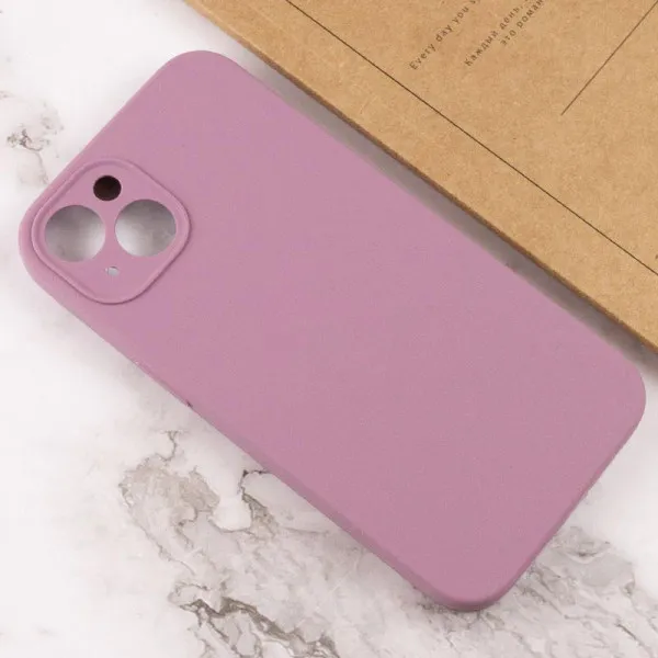 Чохол Silk Full Camera Protective (AA) NO LOGO для Apple iPhone 13 (6.1") — Ліловий — фото 3 Чохол Silk Full Camera Protective (AA) NO LOGO для Apple iPhone 13 (6.1") — Ліловий — фото 3