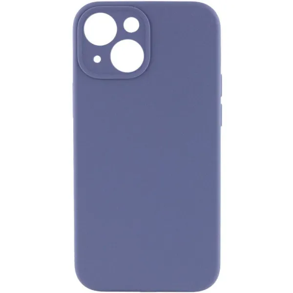 Чохол Silk Full Camera Protective (AA) NO LOGO для Apple iPhone 13 (6.1") — Сірий — фото 1