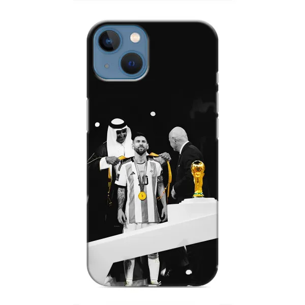Чохол з принтом «Мессі коронований» для iPhone 13