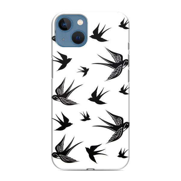 Чохол з принтом «Ластівки» для iPhone 13