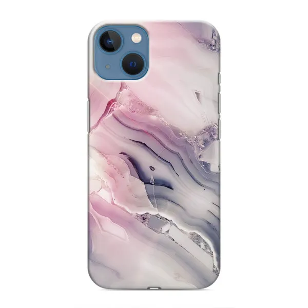Чохол з принтом «Пурпурний Мрамор» для iPhone 13