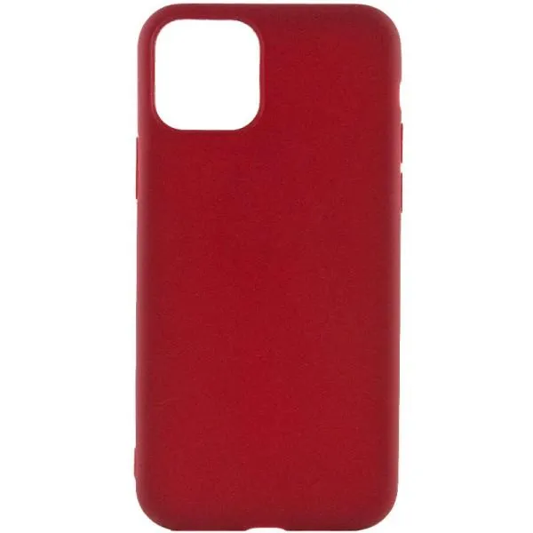 Силиконовый чехол Candy для Apple iPhone 14 Plus (6.7") — Бордовый — фото 1