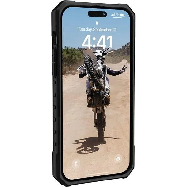 Ударопрочный чехол UAG Pathfinder with MagSafe Camo для Apple iPhone 14 Plus / 15 Plus (6.7") — Серый — фото 3