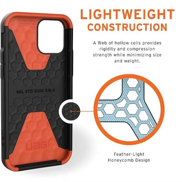 Чехол TPU UAG CIVILIAN series для Apple iPhone 14 Plus (6.7") — Черный — фото 2