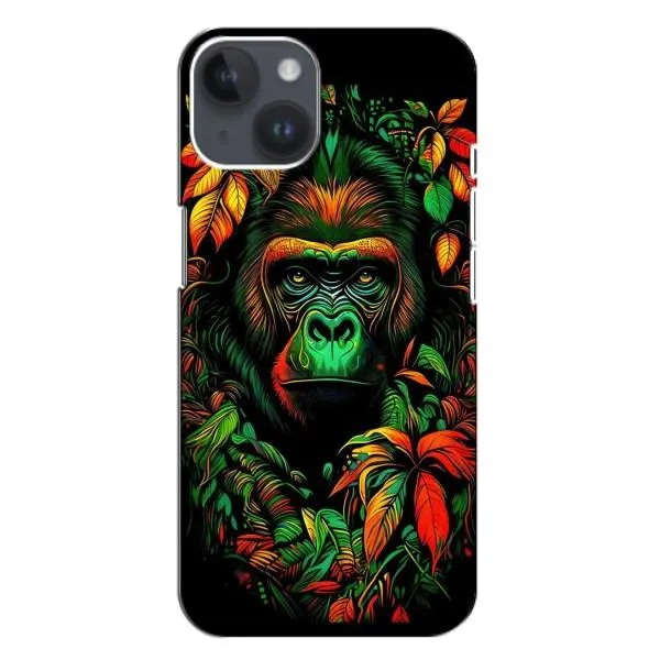 Чехол с принтом «Обезьяна в тропиках» для iPhone 14 Plus Чехол с принтом «Обезьяна в тропиках» для iPhone 14 Plus