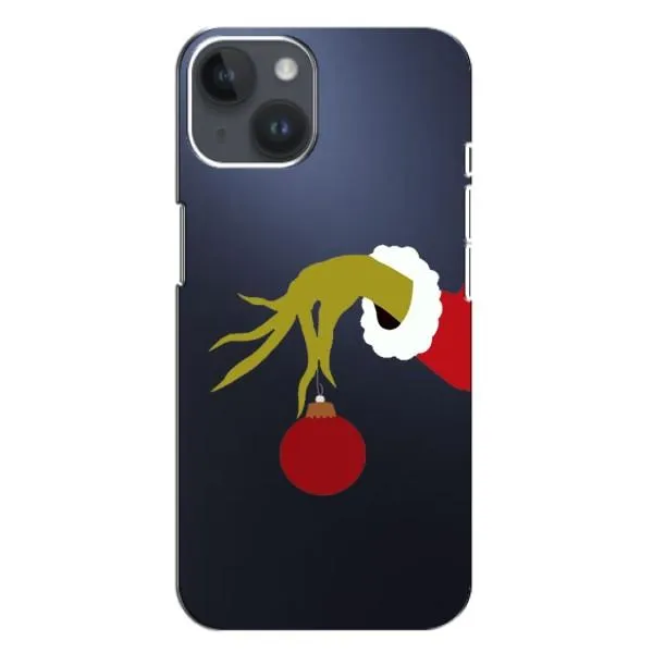 Чохол з принтом «Грінч з іграшкою» для iPhone 14 Plus Чохол з принтом «Грінч з іграшкою» для iPhone 14 Plus