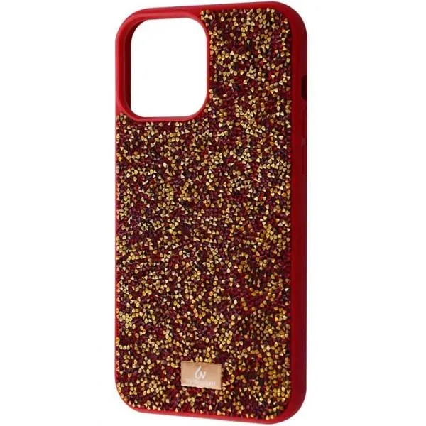 TPU чехол Bling World Rock Diamond для Apple iPhone 14 Pro Max (6.7") — Красный — фото 4