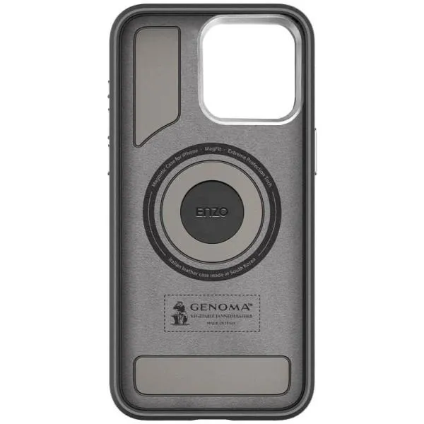 Чохол SGP PC+Leather with MagSafe для Apple iPhone 14 Pro Max (6.7") — Чорний — фото 2