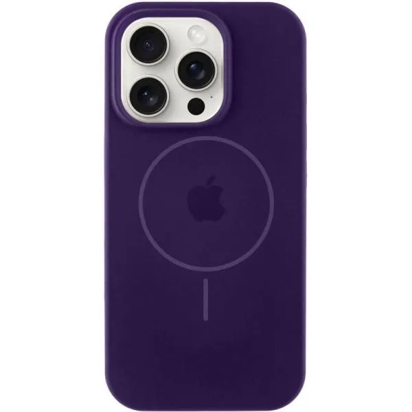 Чохол Silicone Case Full Protective (AA) with MagSafe для Apple iPhone 14 Pro Max (6.7") — Фіолетовий — фото 1