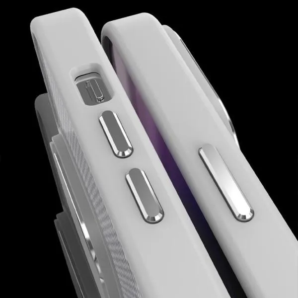Чехол TPU+PC Carbon with MagSafe для Apple iPhone 14 Pro Max (6.7") — Серый — фото 3