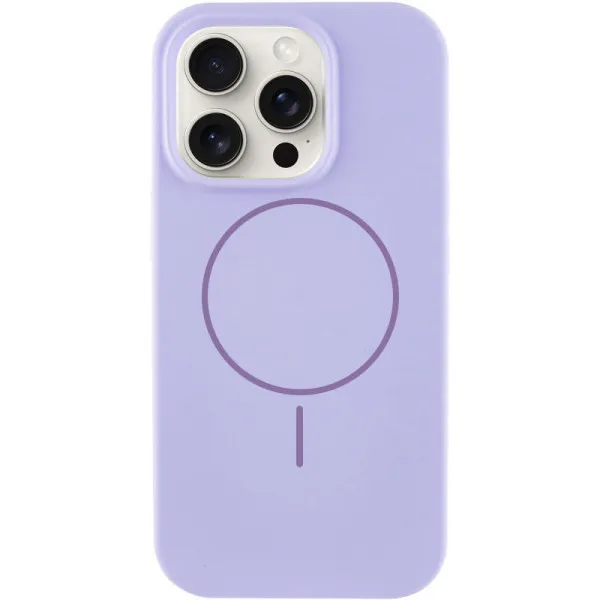 Чехол Silk Full Protective (AA) NO LOGO with Magnetic Fit для Apple iPhone 14 Pro Max (6.7") — Сиреневый — фото 1