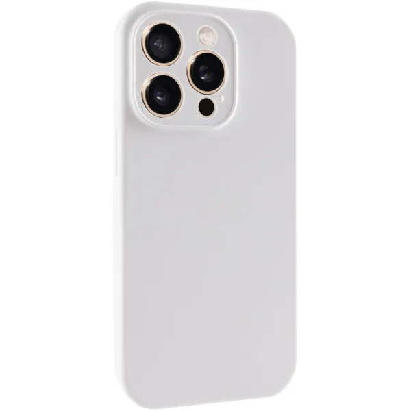 Чехол Silk Full Camera Protective (AA) NO LOGO для Apple iPhone 14 Pro Max (6.7") — Белый — фото 2