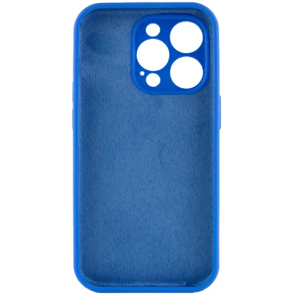 Чехол Silk Full Camera Protective (AA) NO LOGO для Apple iPhone 14 Pro Max (6.7") — Синий — фото 3