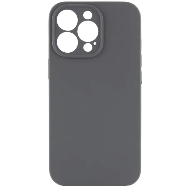 Чехол Silk Full Camera Protective (AA) NO LOGO для Apple iPhone 14 Pro Max (6.7") — Серый — фото 1