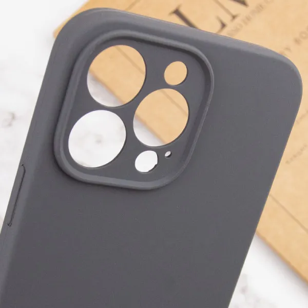 Чехол Silk Full Camera Protective (AA) NO LOGO для Apple iPhone 14 Pro Max (6.7") — Серый — фото 5