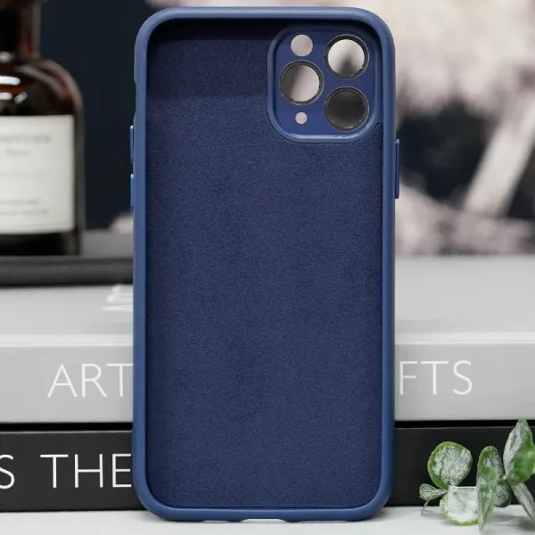 Чехол TPU+Glass Sapphire Midnight with Magnetic Fit для Apple iPhone 14 Pro Max (6.7") — Синий — фото 3