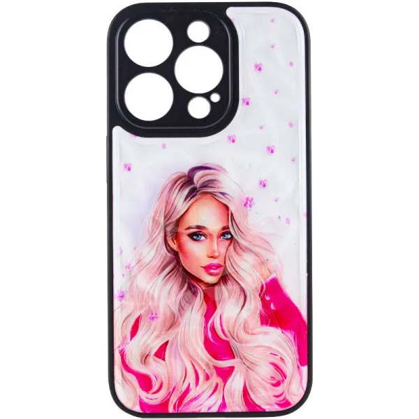 TPU+PC чохол Prisma Ladies для Apple iPhone 14 Pro Max (6.7") — Рожевий — фото 1