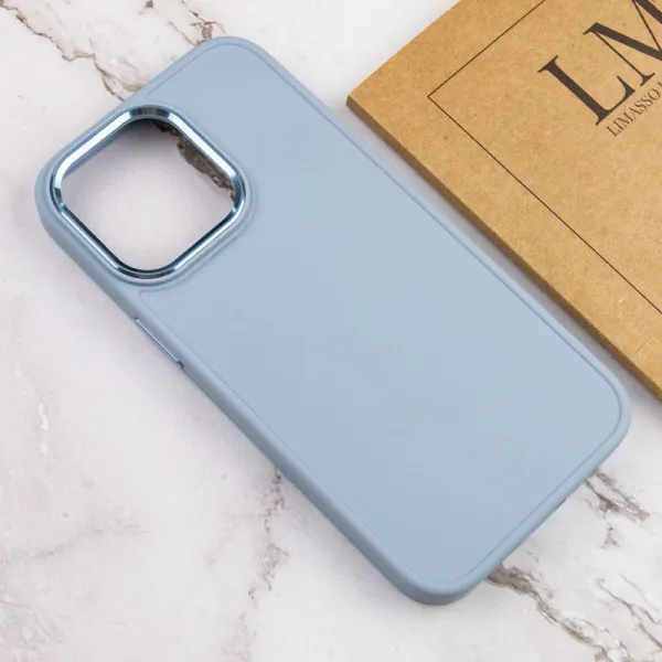 TPU чохол Bonbon Metal Style для Apple iPhone 14 Pro Max (6.7") — Блакитний — фото 4 TPU чохол Bonbon Metal Style для Apple iPhone 14 Pro Max (6.7") — Блакитний — фото 4