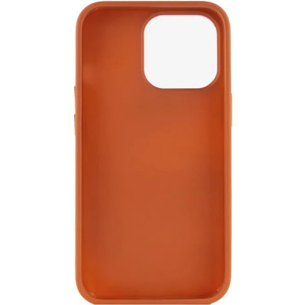 TPU чехол Bonbon Metal Style для Apple iPhone 14 Pro Max (6.7") — Оранжевый — фото 3