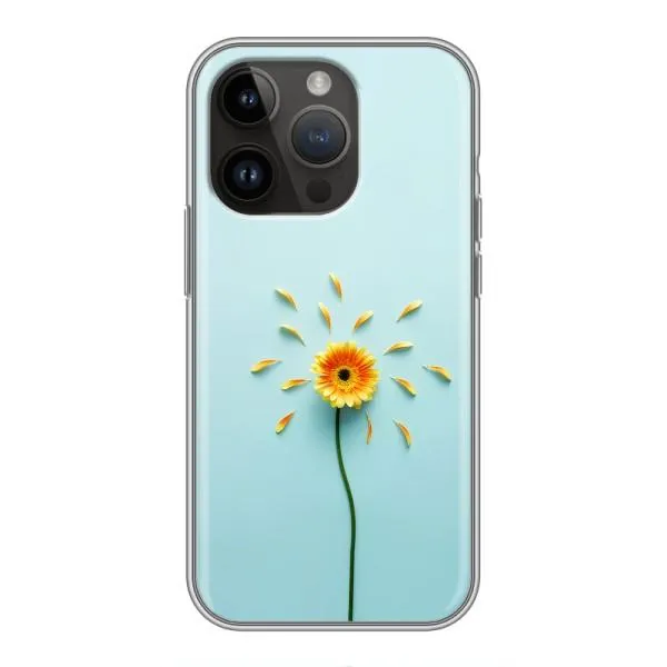 Чехол с принтом «Желтый цветок» для iPhone 14 Pro Max