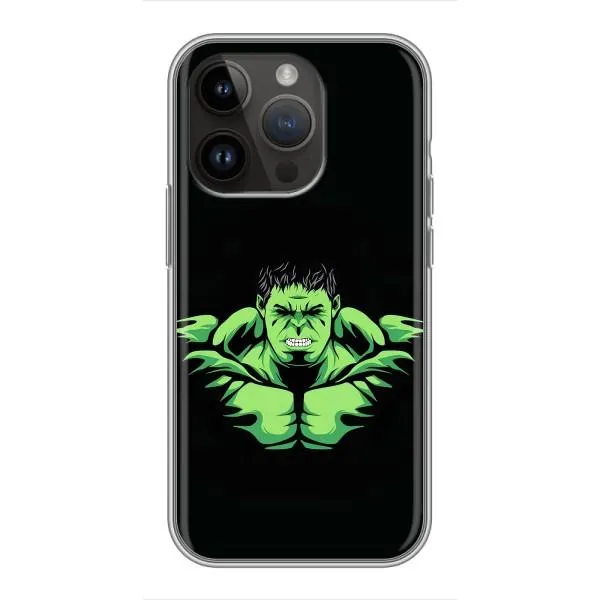 Чехол с принтом «Зелёный Халк» для iPhone 14 Pro Max