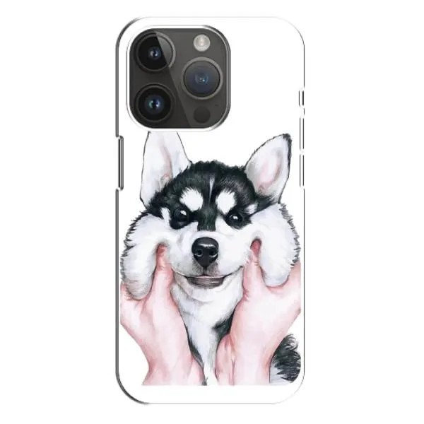 Чехол с принтом «Хаски улыбака» для iPhone 14 Pro Max Чехол с принтом «Хаски улыбака» для iPhone 14 Pro Max