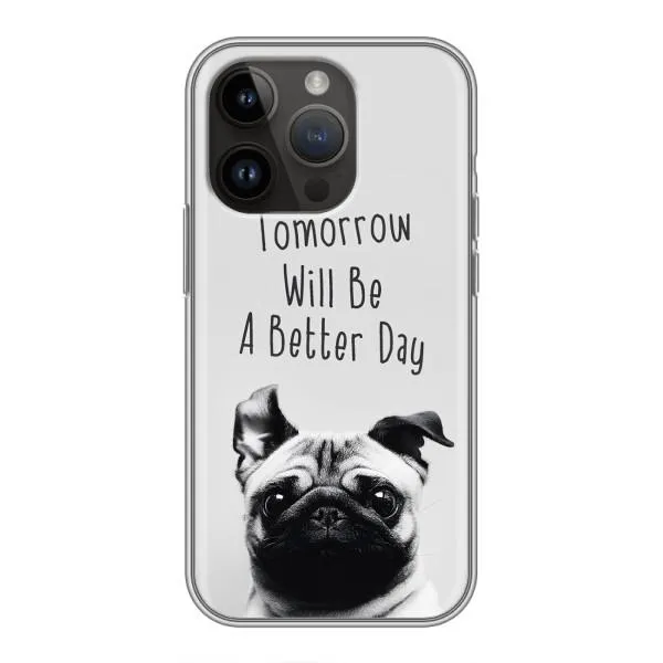 Чехол с принтом «Смешной Мопс» для iPhone 14 Pro Max Чехол с принтом «Смешной Мопс» для iPhone 14 Pro Max