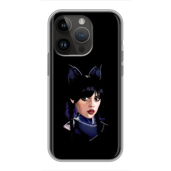 Чохол з принтом «серйозна Венздей» для iPhone 14 Pro Max