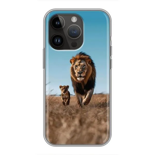 Чохол з принтом «Мусафа та Сімба» для iPhone 14 Pro Max