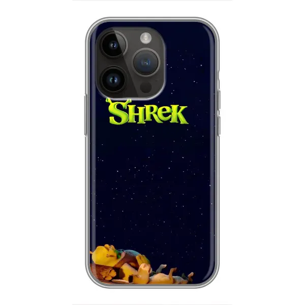 Чохол з принтом «Відпочиваючий Шрек» для iPhone 14 Pro Max