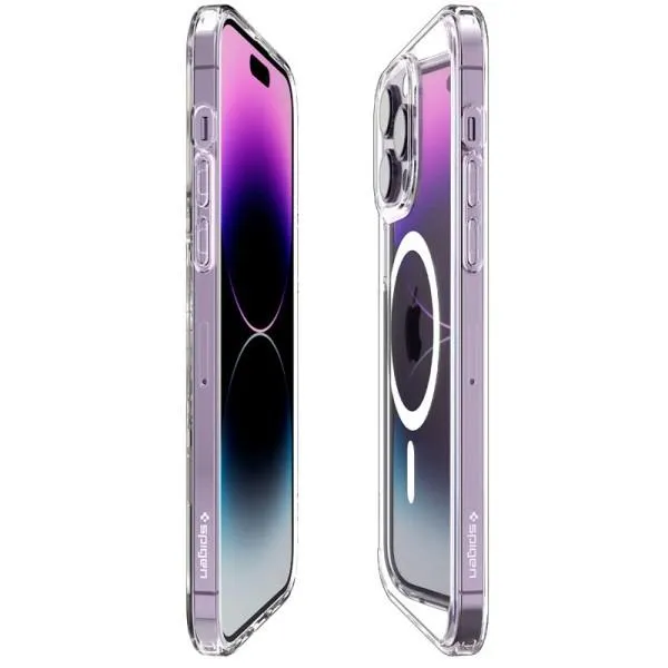 Чохол SGP Ultra Hybrid (MagFit) для Apple iPhone 14 Pro (6.1") — Прозорий — фото 4