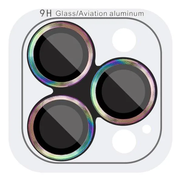 Защитное стекло Metal Classic на камеру (в упак.) для Apple iPhone 14 Pro (6.1") / 14 Pro Max (6.7") — Сиреневый — фото 1