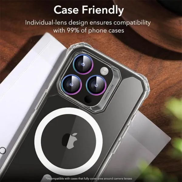 Защитное стекло Metal Classic на камеру (в упак.) для Apple iPhone 14 Pro (6.1") / 14 Pro Max (6.7") — Сиреневый — фото 5