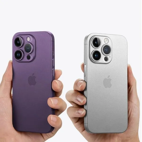 AG GLASS case для Apple iPhone 14 Pro — Серебристый — фото 3