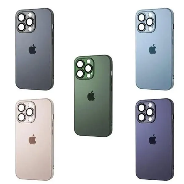 AG GLASS case для Apple iPhone 14 Pro — Серебристый — фото 4