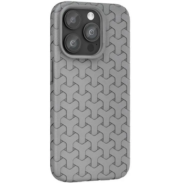 Чохол TPU Weaving для Apple iPhone 14 Pro (6.1") — Сірий — фото 1