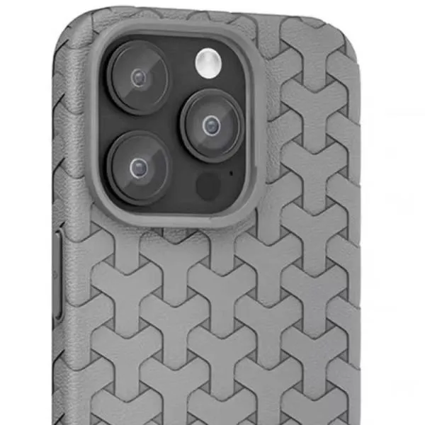 Чохол TPU Weaving для Apple iPhone 14 Pro (6.1") — Сірий — фото 2