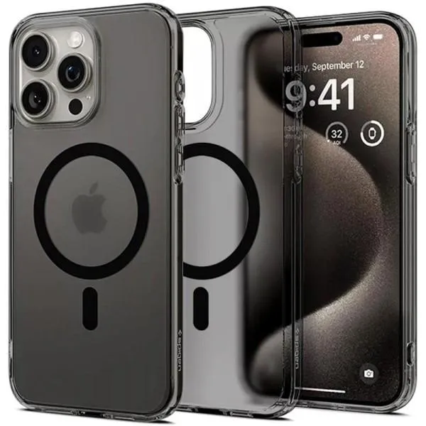 Чохол SGP Black Matte Magnetic Fit для Apple iPhone 14 Pro (6.1") — Чорний — фото 1