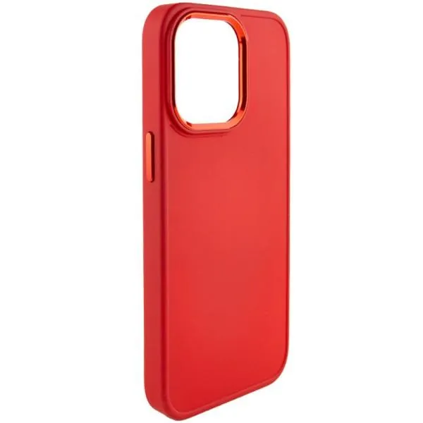 TPU чохол Bonbon Metal Style для Apple iPhone 14 Pro (6.1") — Червоний — фото 1 TPU чохол Bonbon Metal Style для Apple iPhone 14 Pro (6.1") — Червоний — фото 1