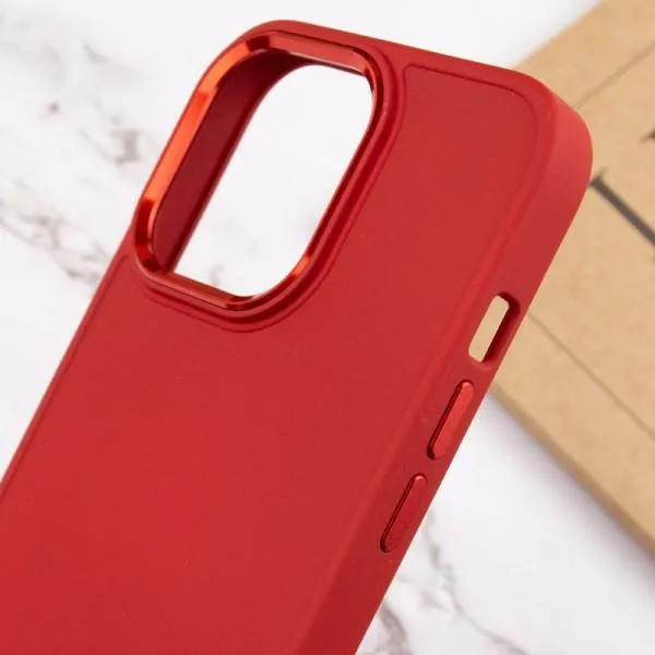 TPU чохол Bonbon Metal Style для Apple iPhone 14 Pro (6.1") — Червоний — фото 5 TPU чохол Bonbon Metal Style для Apple iPhone 14 Pro (6.1") — Червоний — фото 5