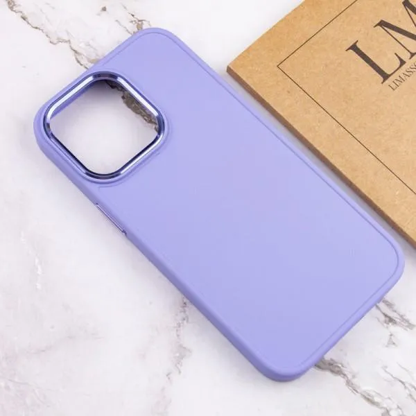TPU чехол Bonbon Metal Style для Apple iPhone 14 Pro (6.1") — Сиреневый — фото 4